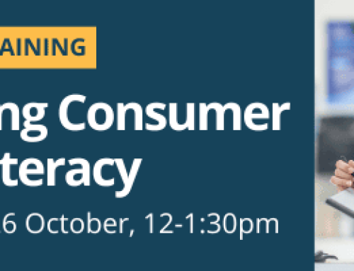 Training: Supporting consumer health literacy